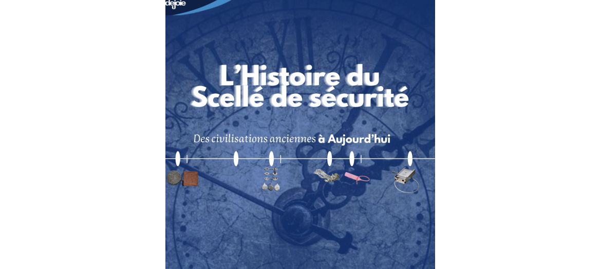 L'histoire du scellé de sécurité avec un frise chronologique des différents scellés dans l'histoire