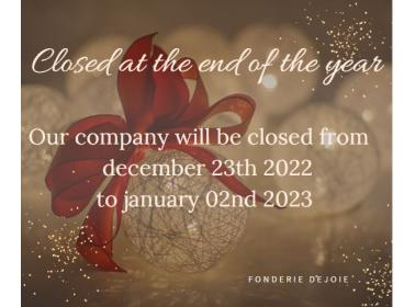 Closed at the end of the year